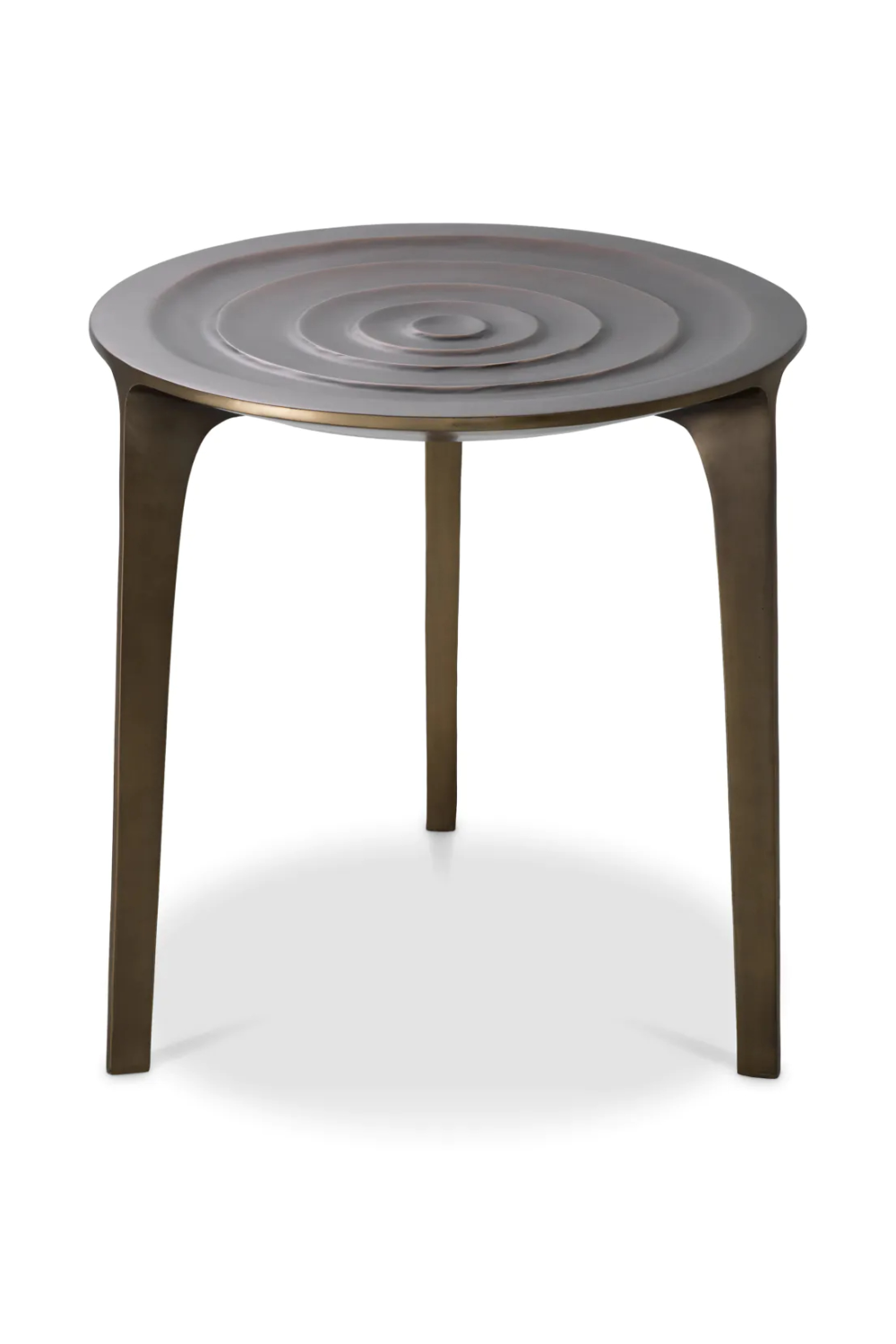 Bronze Finish Round Side Table | Eichholtz Granito | Oroa.com
