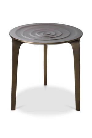 Bronze Finish Round Side Table | Eichholtz Granito | Oroa.com
