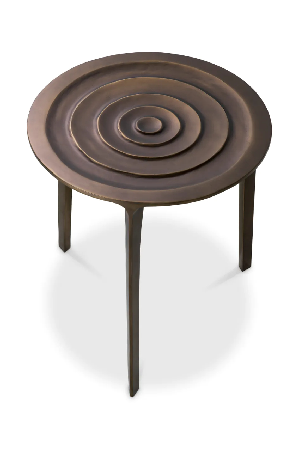 Bronze Finish Round Side Table | Eichholtz Granito | Oroa.com