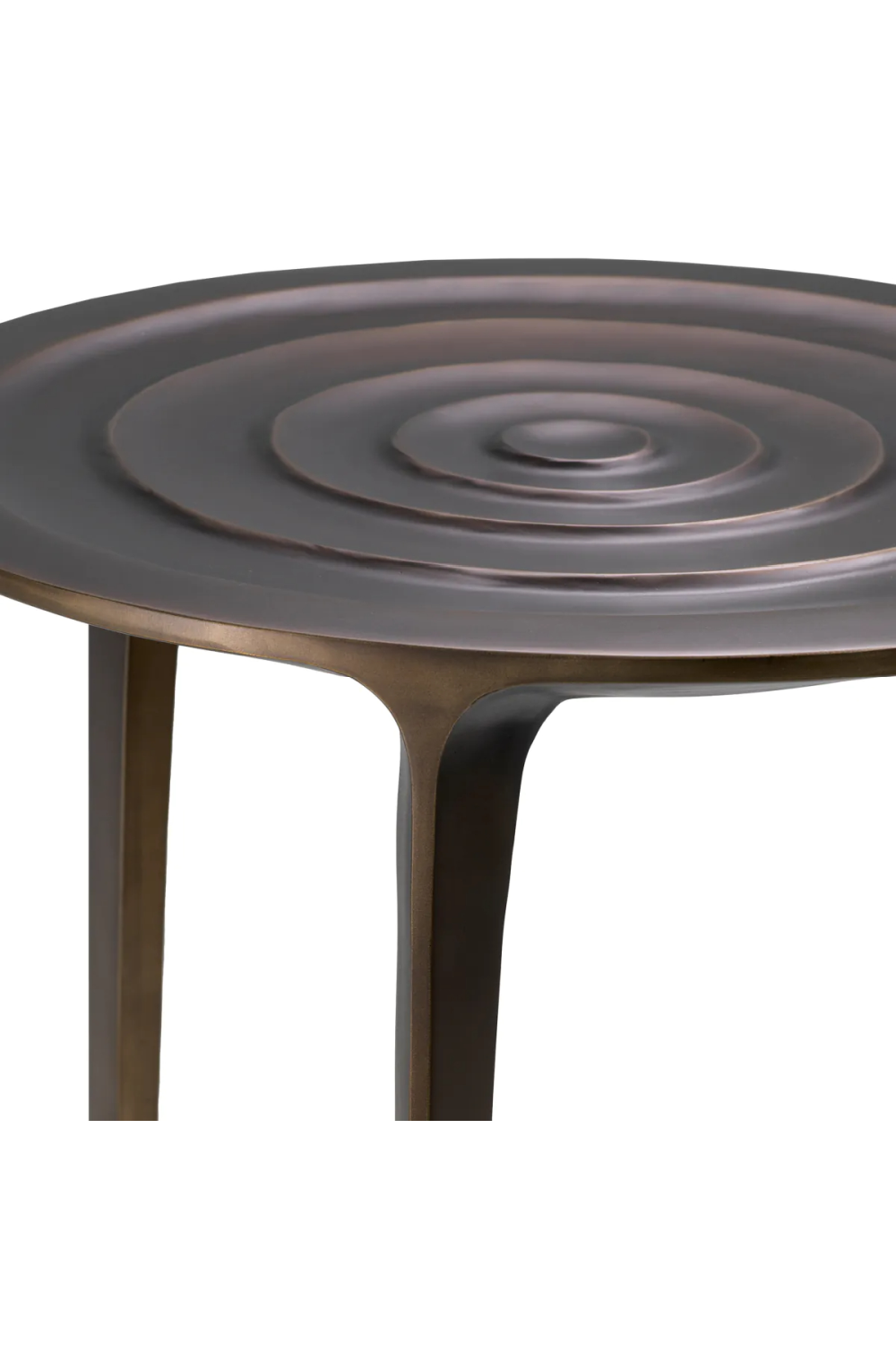 Bronze Finish Round Side Table | Eichholtz Granito | Oroa.com