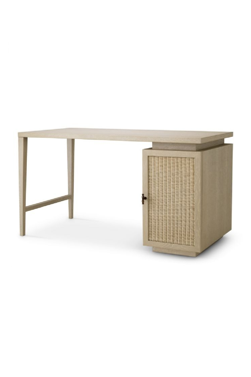 Rattan Door Wooden Desk | Eichholtz Borchard | Oroa.com