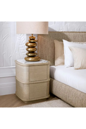 Marble Top 2-Drawer Nightstand S | Eichholtz Cabana | Oroa.com