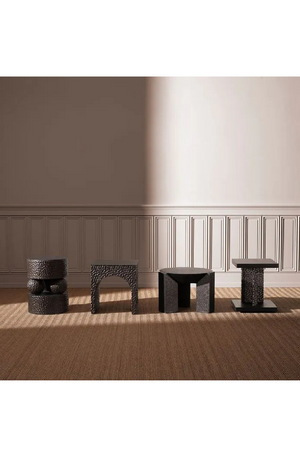 Hammered Oak Arched Side Table | Eichholtz Caldera | Oroa.com