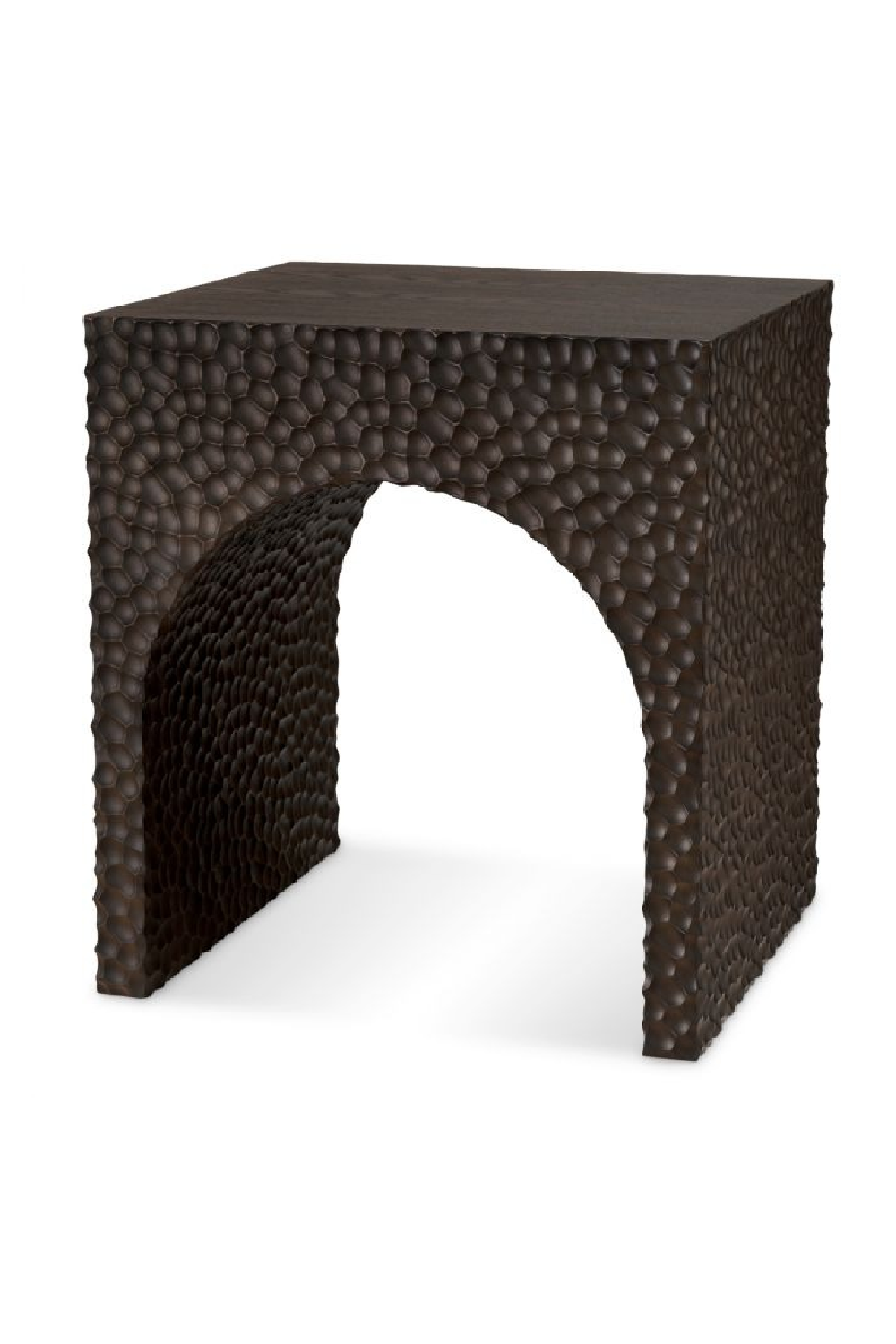 Hammered Oak Arched Side Table | Eichholtz Caldera | Oroa.com