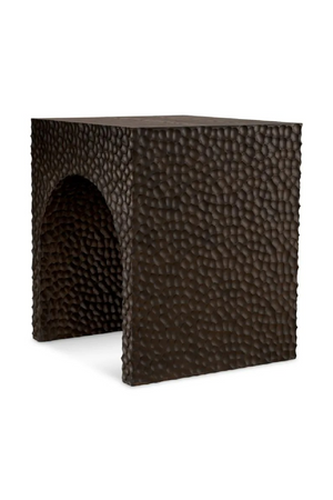 Hammered Oak Arched Side Table | Eichholtz Caldera | Oroa.com