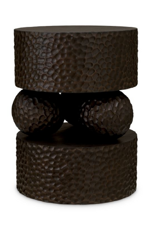 Black Hammered Oak Side Table | Eichholtz Thoren | Oroa.com