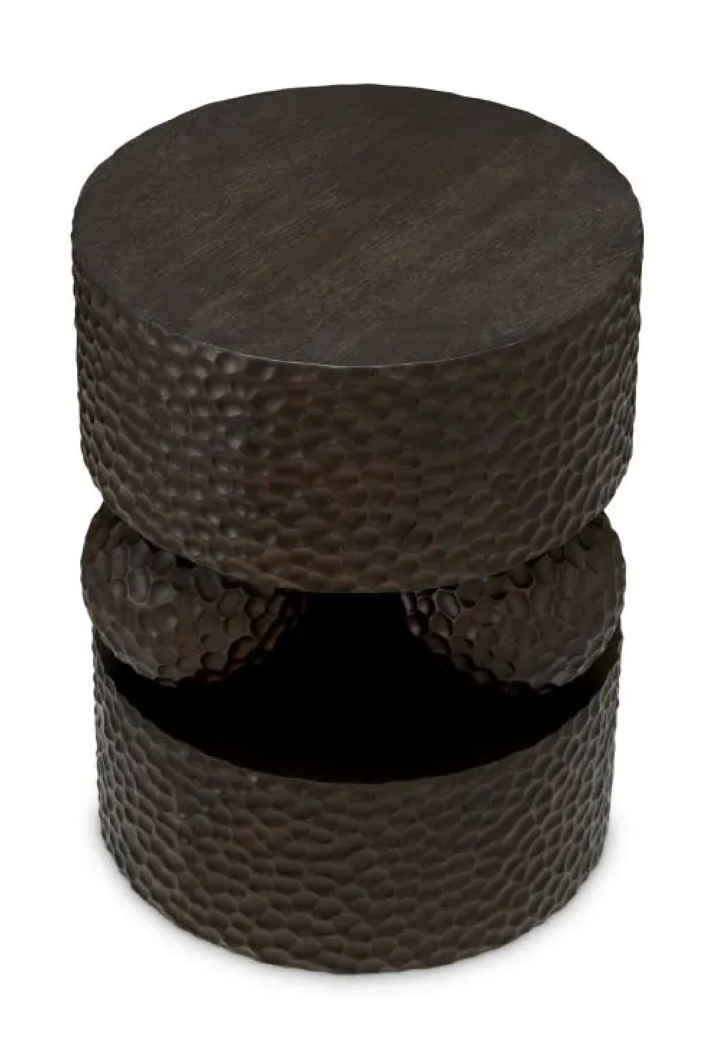 Black Hammered Oak Side Table | Eichholtz Thoren | Oroa.com