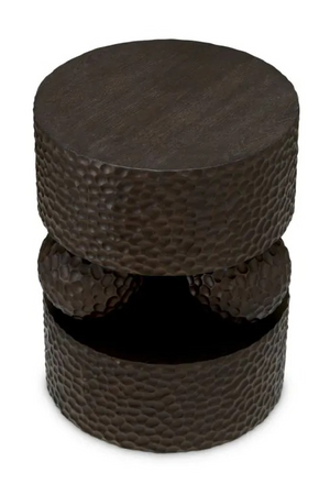 Black Hammered Oak Side Table | Eichholtz Thoren | Oroa.com