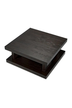 Hammered Oak Legs Coffee Table | Eichholtz Bravon | Oroa.com