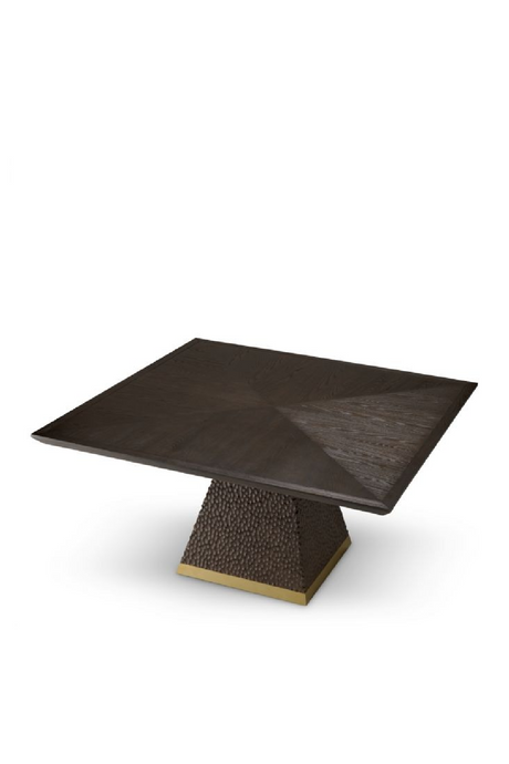 Ebony Oak Square Dining Table | Eichholtz Rexton | Oroa.com