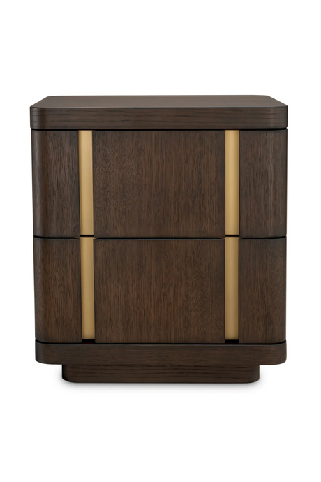 Brown Oak 2-Drawer Nightstand S | Eichholtz Modesto | Oroa.com
