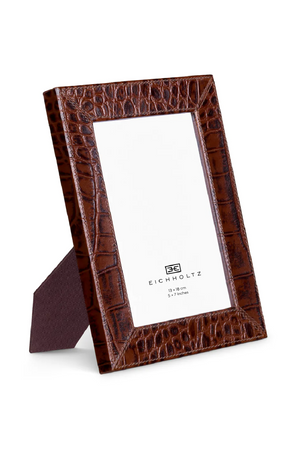 Croco Embossed Leather Picture Frames (2) | Eichholtz Scaleo | Oroa.com