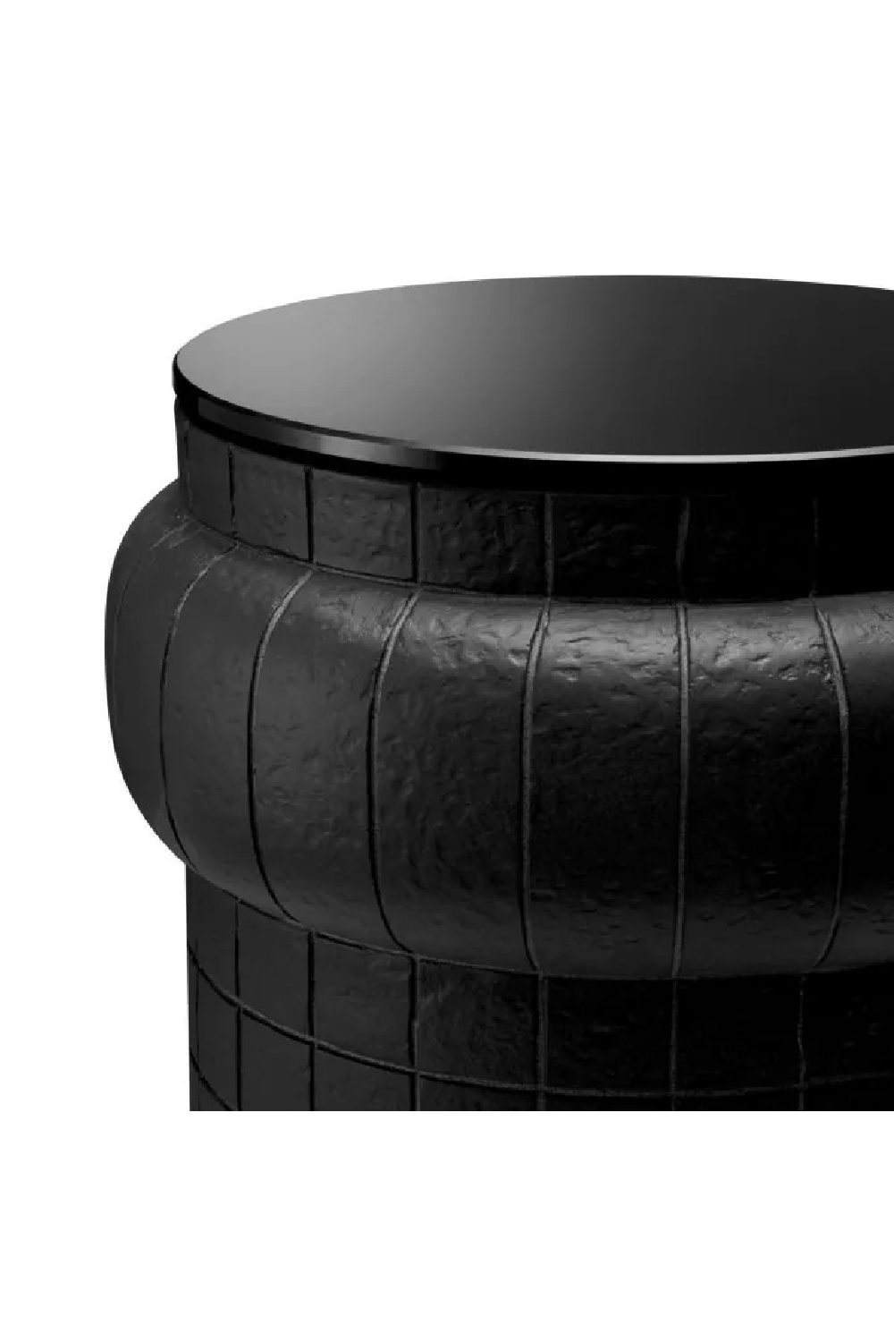 Black Glass Side Table | Eichholtz Tortugo | Oroa.com