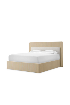 Ribbed Oak King Bed | Eichholtz Dimitrios | Oroa.com