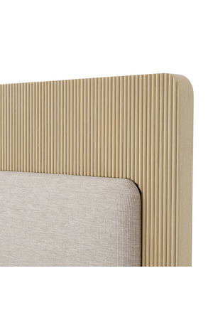 Ribbed Oak King Bed | Eichholtz Dimitrios | Oroa.com