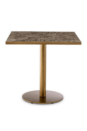 Antique Brass Square Dining Table | Eichholtz Declan | Oroa.com