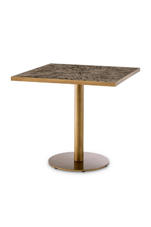 Antique Brass Square Dining Table | Eichholtz Declan | Oroa.com