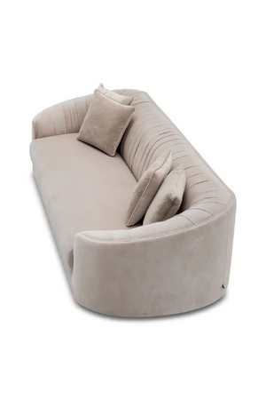 Cream Pleated-Back Sofa | Eichholtz Jameson | Oroa.com