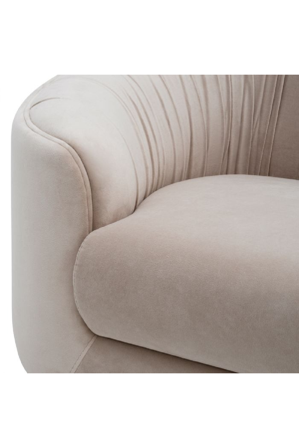 Cream Pleated-Back Sofa | Eichholtz Jameson | Oroa.com