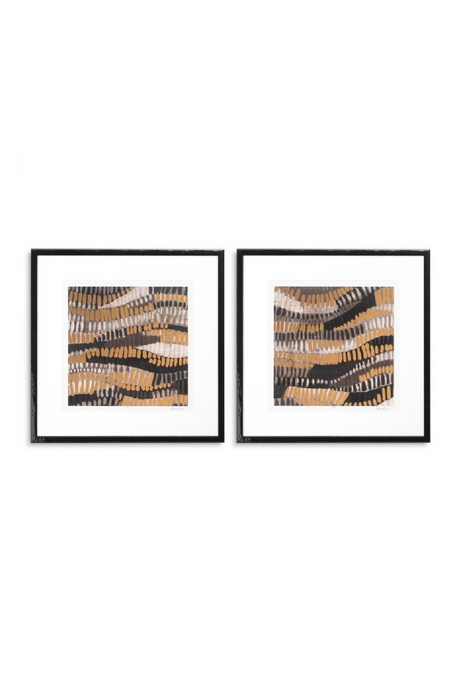 Metallic Abstract Prints (2) | Eichholtz | Oroa.com