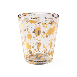 Gold Flecked Glassware Set (4) | Jonathan Adler 1948 Rocks | Oroa.com