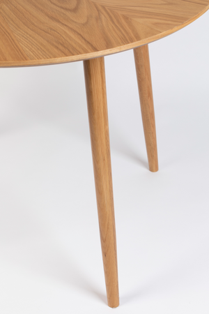Round Natural Wood Dining Table | DF Fabio | OROA.com