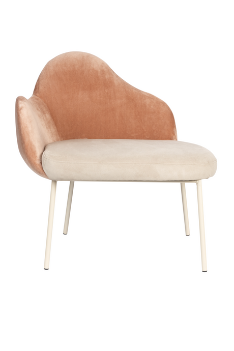 Pink Modern Lounge Chair | Zuiver Friuli | OROA.com
