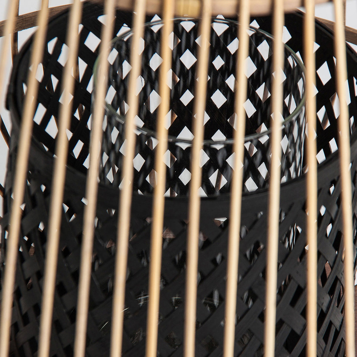 Bamboo Cage Candle Holder L | Vical Home Ghiare | Oroa.com