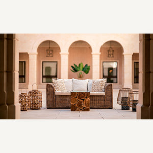 Bamboo Cage Candle Holder L | Vical Home Ghiare | Oroa.com