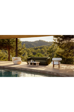 3-Seater White Sofa | NV Gallery Volta | Oroa.com