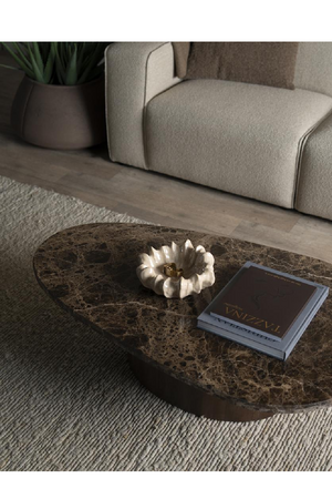 Brown Marble Coffee Table | Eleonora Bradley | Oroa.com