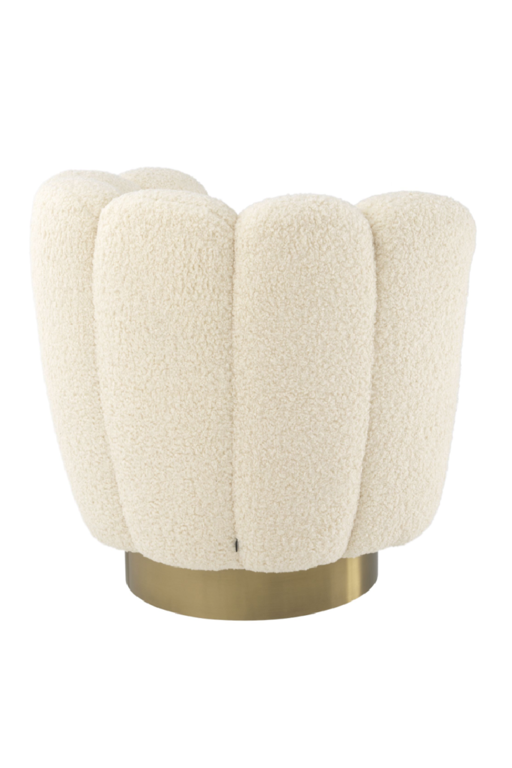 Cream Scalloped Swivel Chair | Eichholtz Mirage | Oroa.com