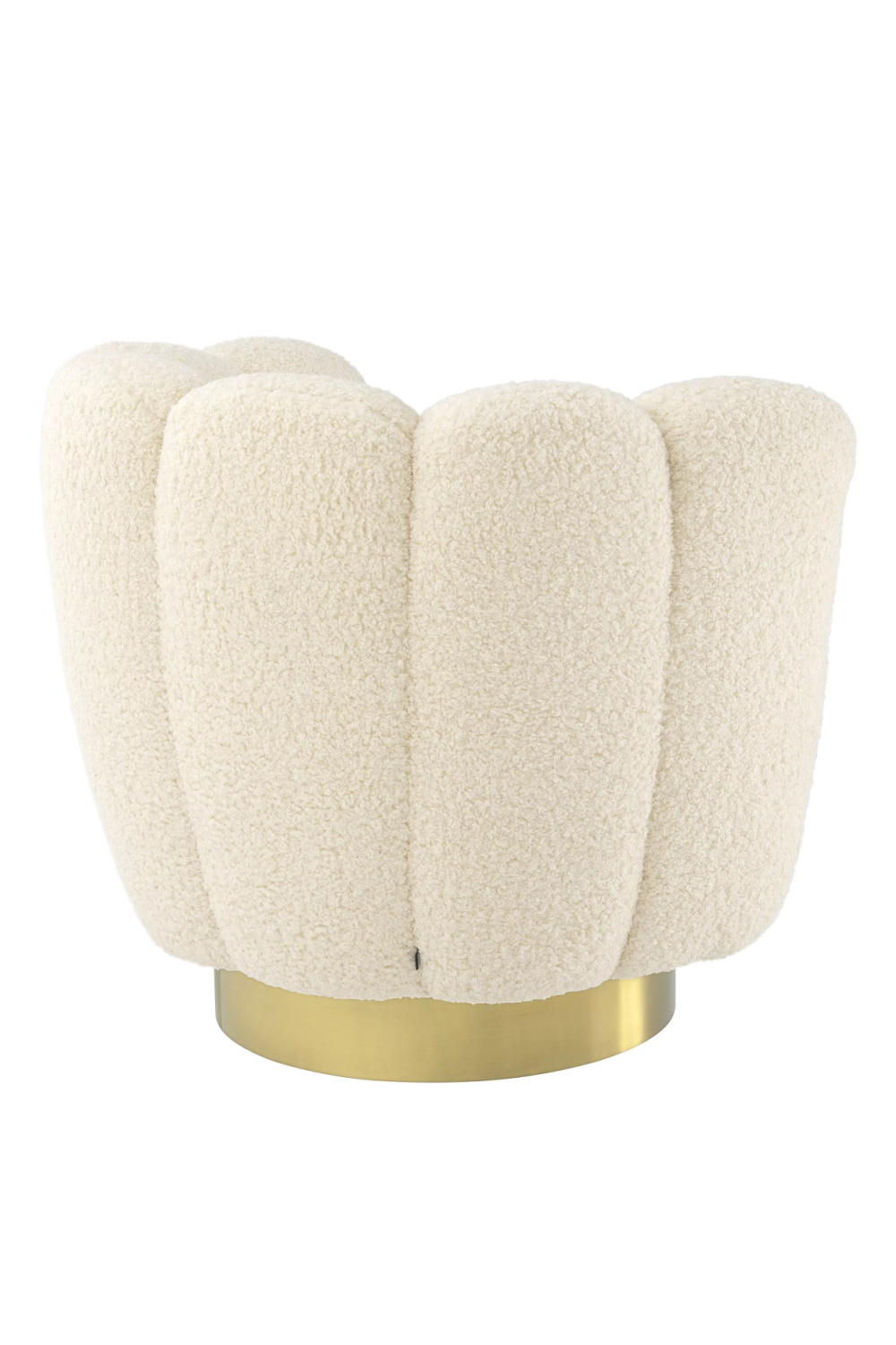 Cream Scalloped Swivel Chair | Eichholtz Mirage | Oroa.com