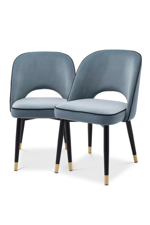 Velvet Cut-Out Dining Chairs (2) | Eichholtz Cliff | Oroa.com
