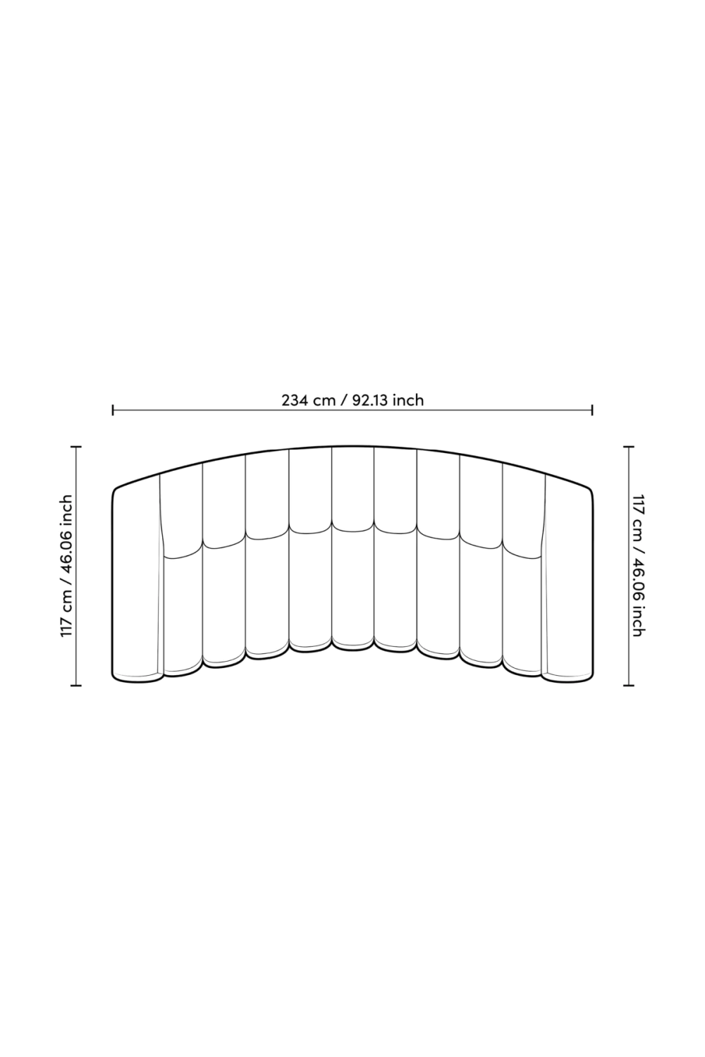 Channeled Bouclé Sofa S | Eichholtz Kelly | Oroa.com