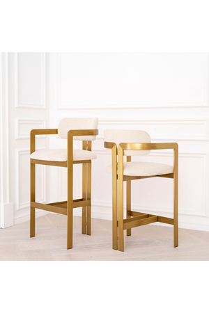Modern Upholstered Counter Stool | Eichholtz Donato | Oroa.com