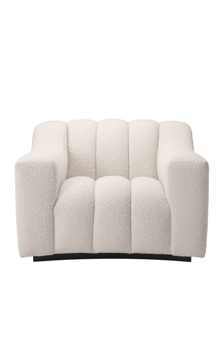 Channel Stitched Lounge Armchair | Eichholtz Kelly | Oroa.com