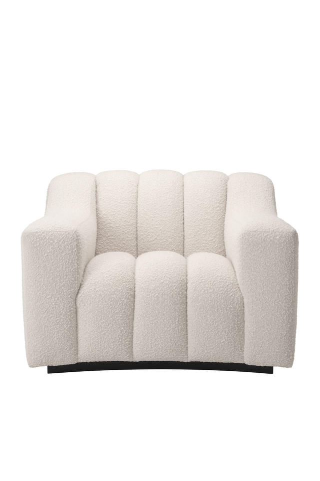 Channel Stitched Lounge Armchair | Eichholtz Kelly | Oroa.com