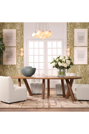 Bouclé Channeled Dining Chair | Eichholtz Kelly | Oroa.com