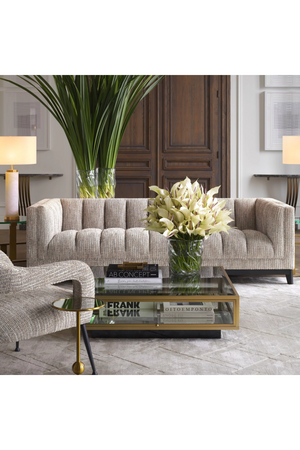 Channel Stitched Modern Sofa | Eichholtz Ditmar| Oroa.com