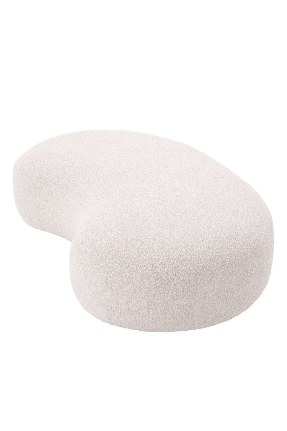 Bouclé Cream Curve Bench | Eichholtz Björn | Oroa.com