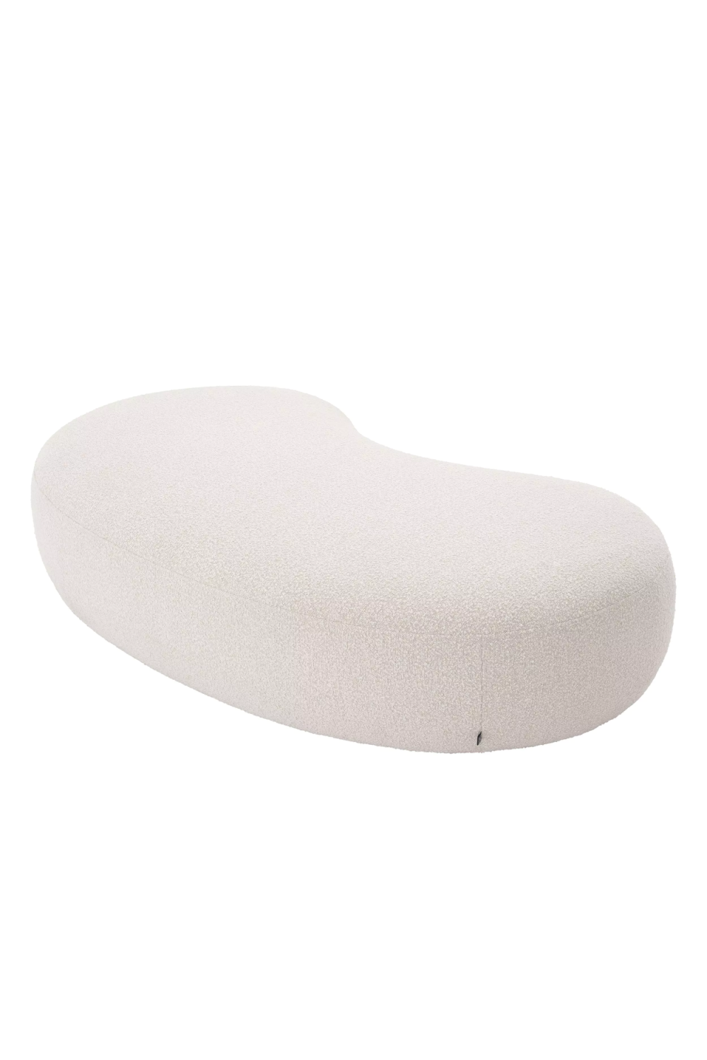 Bouclé Cream Curve Bench | Eichholtz Björn | Oroa.com