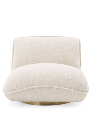 Cream Bouclé Pillow Swivel Chair | Eichholtz Relax | Oroa.com