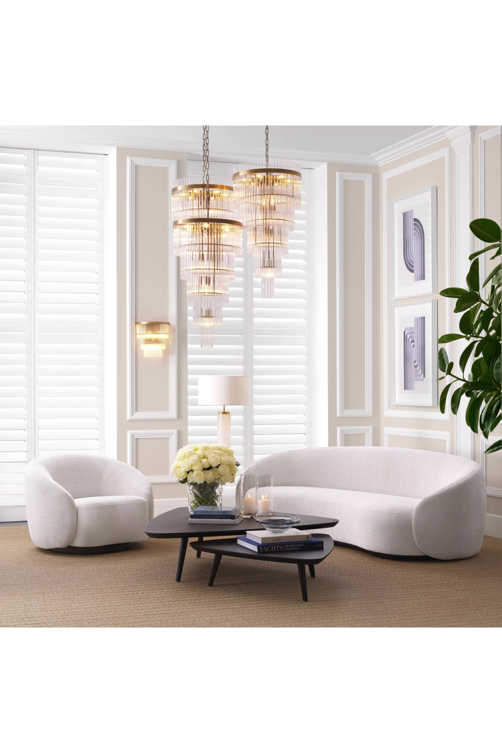 Minimalist Off-White Upholstered Sofa | Eichholtz Amore | Oroa.com