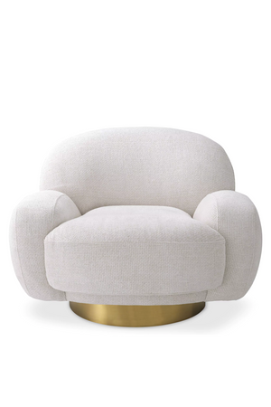 Organic Shape Swivel Lounge Chair | Eichholtz Udine | Oroa.com
