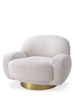 Organic Shape Swivel Lounge Chair | Eichholtz Udine | Oroa.com
