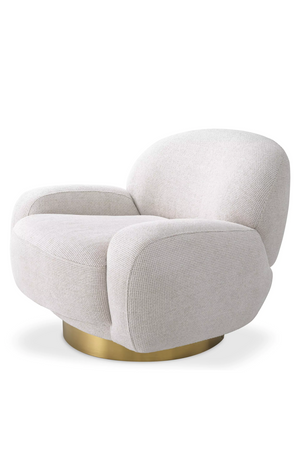 Organic Shape Swivel Lounge Chair | Eichholtz Udine | Oroa.com