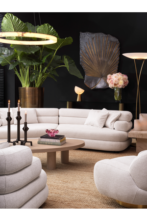 Organic Shape Swivel Lounge Chair | Eichholtz Udine | Oroa.com