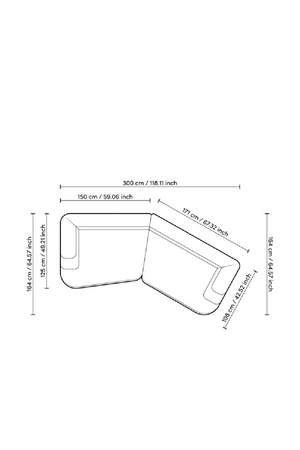 White Fabric Sofa | Eichholtz Malaga | Oroa.com