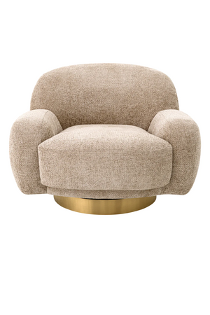 Organic Shape Swivel Lounge Chair | Eichholtz Udine | Oroa.com